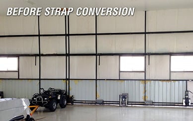 Lift Strap Conversion are available to retrofit your door