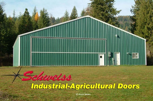 Schweiss Supplies Hydraulic and Bifold doros for Agricultural Uses