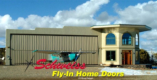 Fly-in Home with Attached Hangar