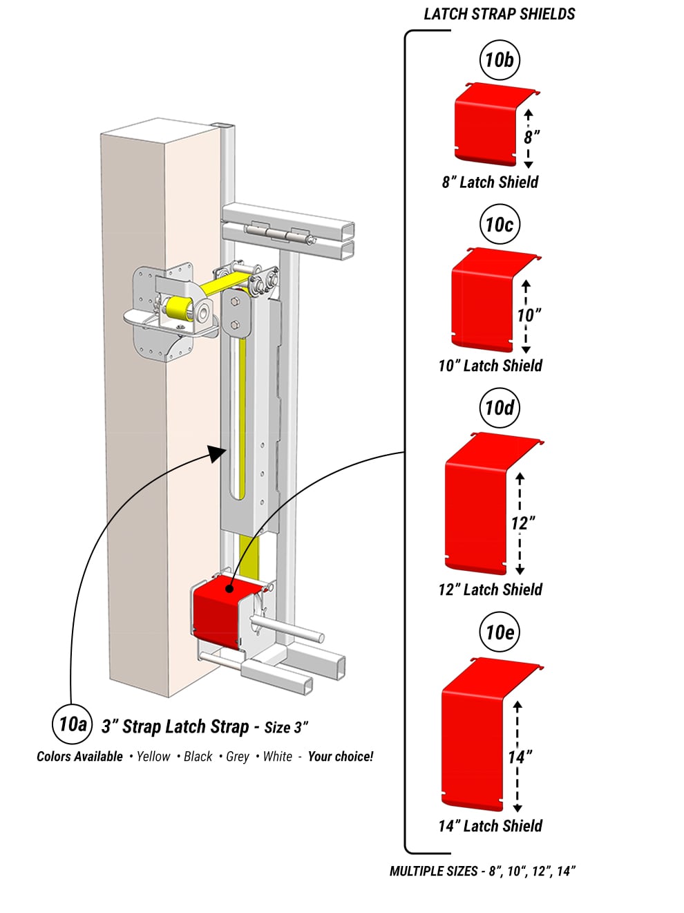 Latch Strap System for your Straplift engineered doors