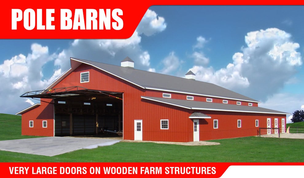  Pole Barn Doors  Schweiss Folding Barn Doors  Buildings and Hardware