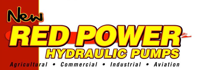 new red power hydraulic pumps agriculture commercial industrial aviation