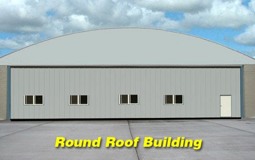 Schweiss Hydraulic Doors for Round Roof Buildings