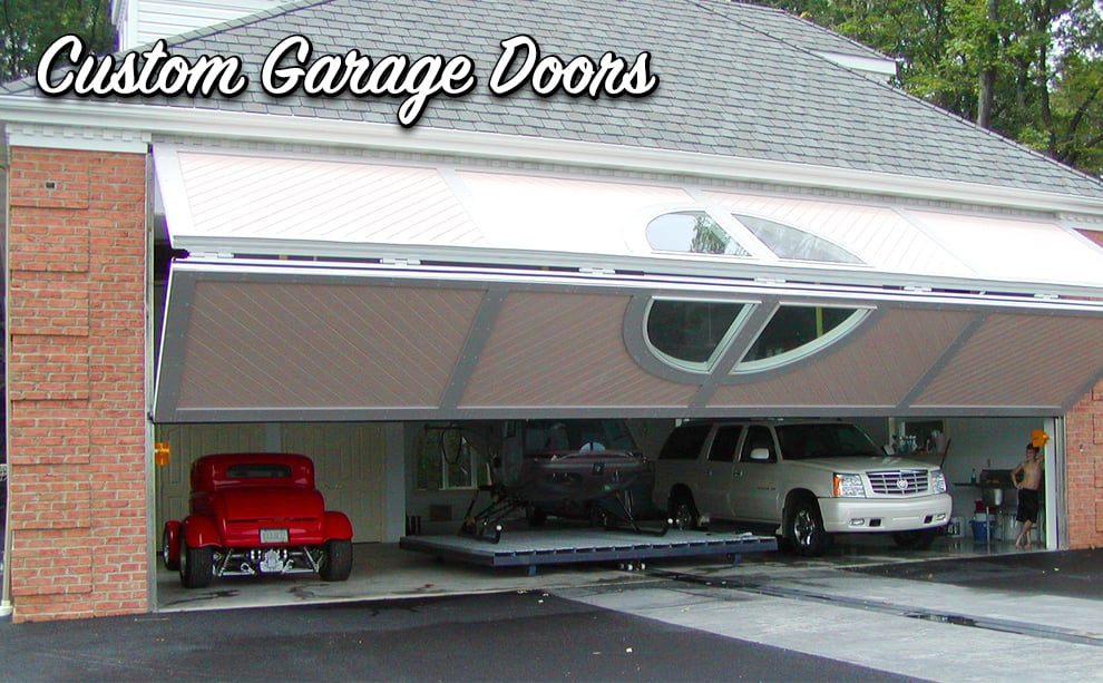 Schweiss doors increase internal headroom of garage and still has great look
