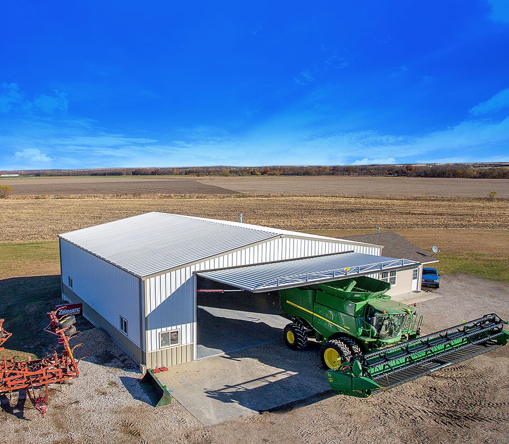 Powerful “One-Piece” Hydraulic Doors Agricultural Doors
