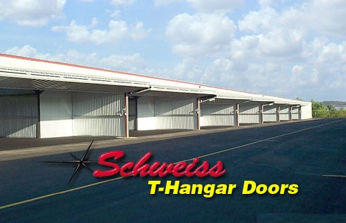 Nested T-Hangars with Bifold Doors
