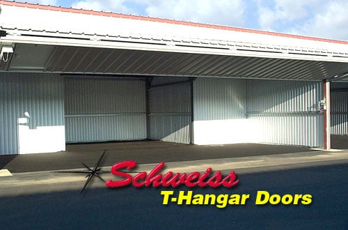 T-Hangar and Bifold Door Close Up