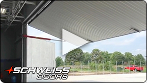 Schweiss Airplane hangar doors at Aviation Technology Academy.