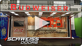 Schweiss Container Door to server Drinks