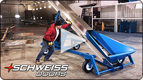 Schweiss Manure Conveyor is easy to use.