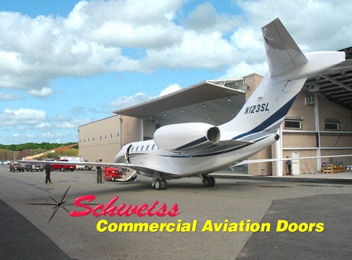Three Aircraft Hangars using Schweiss Bifold Doors