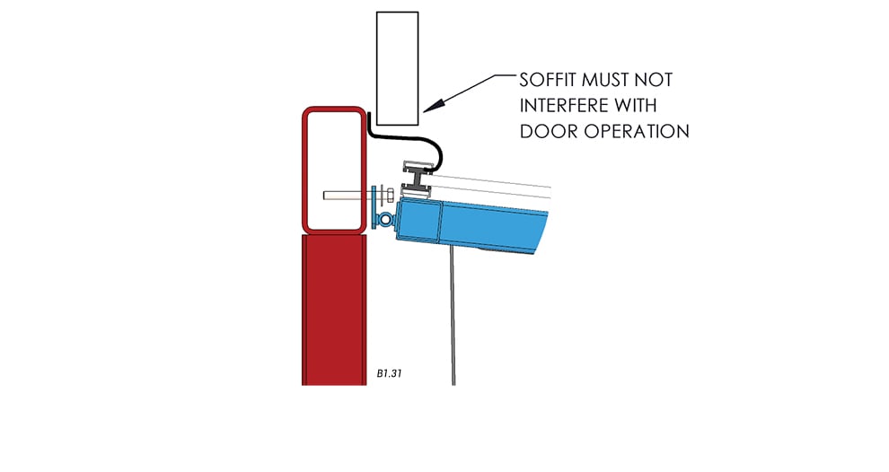 side view of bottom drive with arm latches top rubber detail