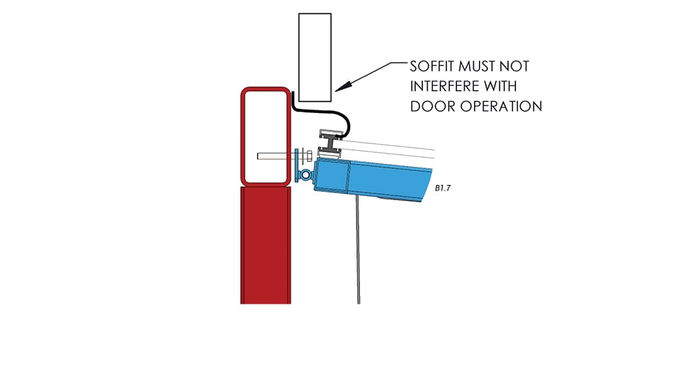 side view of bottom drive with manual latches top rubber detail