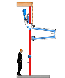 vertical top drive sideview