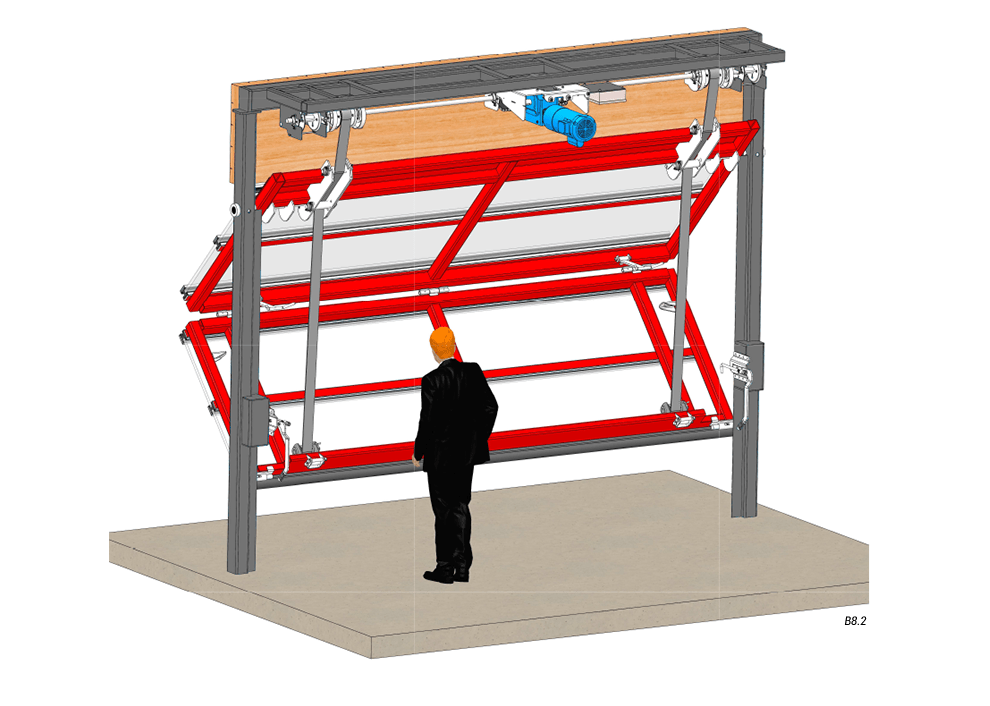 Inside View - Horizontal Top Drive with Manual Latch