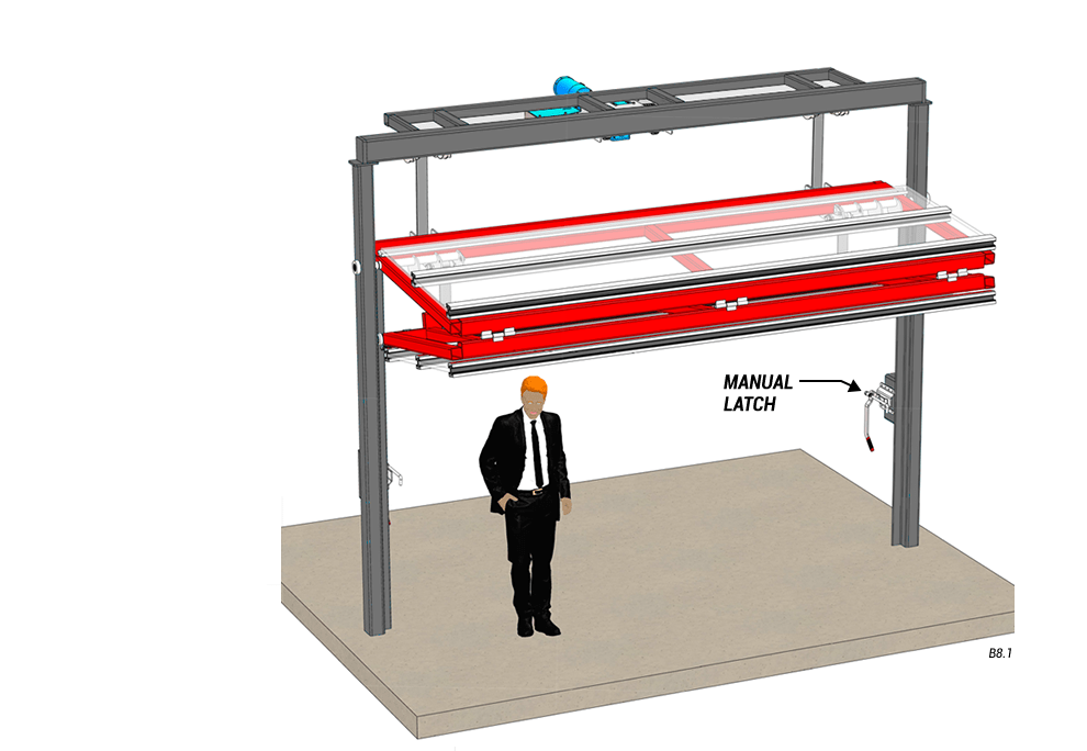 Architectural Pivot Bifold Door Drawings - Schweiss Doors