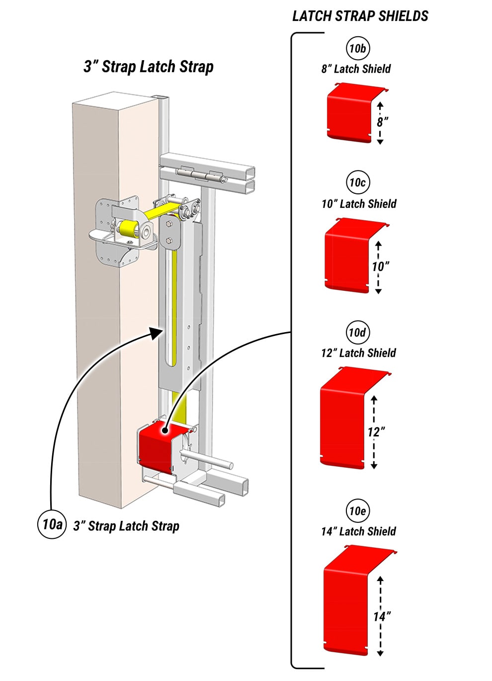 Latch Strap System for your Straplift engineered doors