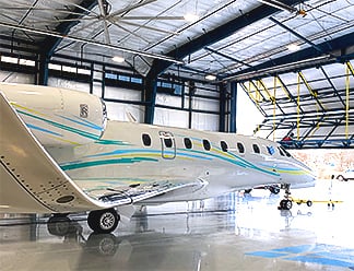 Schweiss Airplane Hangar Doors - Side View