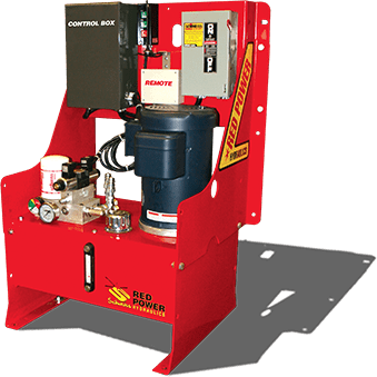 Schweiss Red Power hydraulic pump unit