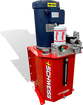 Schweiss Red Power hydraulic pump unit