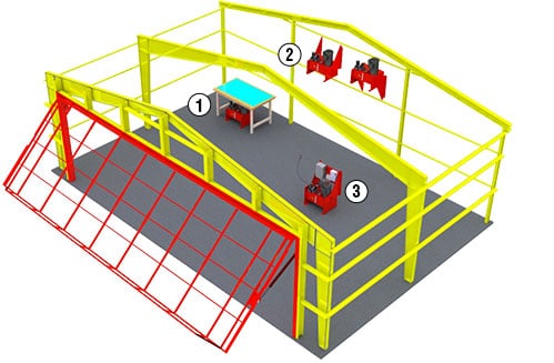 Hydraulic power unit can be mounted various places