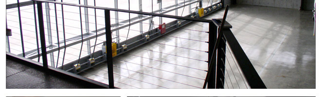 Beautiful Aesthetics looking through Glass StrapLift Hangar Doors