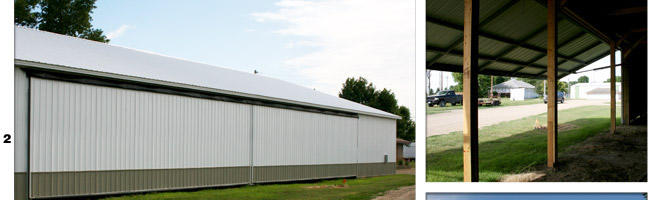 County Building opens sidewall of building with Hydraulic Doors