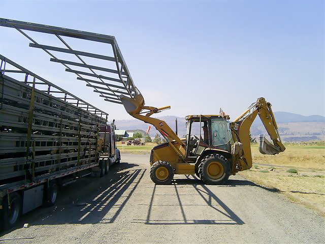 unloading of hydraulic door