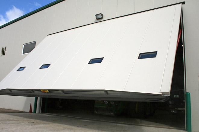 One-Piece Hydraulic Shop Doors