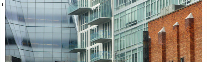 each apartment in New York high-rise apartments has indoor-outdoor Schweiss Bifold Doors