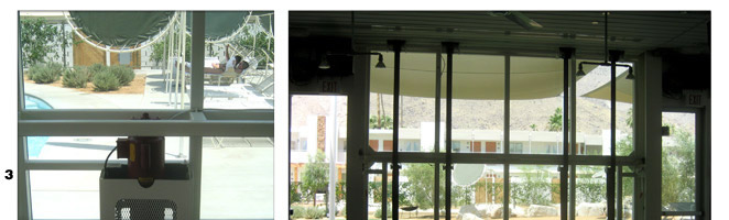 Resort Rec Center's LiftStrap Door opens access to the pool and sun.