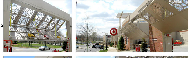 Liftstrap gate on Target loading dock in North Carolina