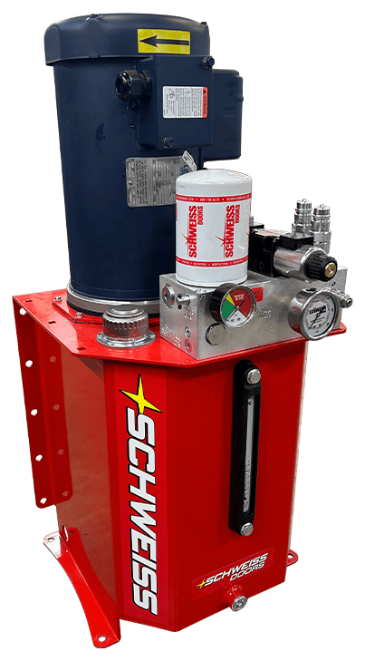 Schweiss hydraulic pumps have easy access to oil filter, gauges, tractor fittings, and is by far the best hydraulic pump