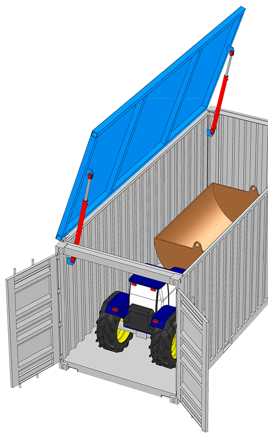 Container Equipment Storage Doors from Schweiss