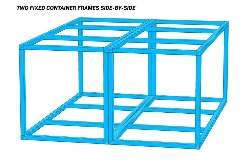 Two Fixed Contained Frames Side-by-side