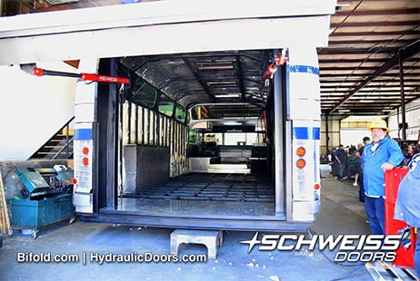 Schweiss Hydraulic Bus Doors