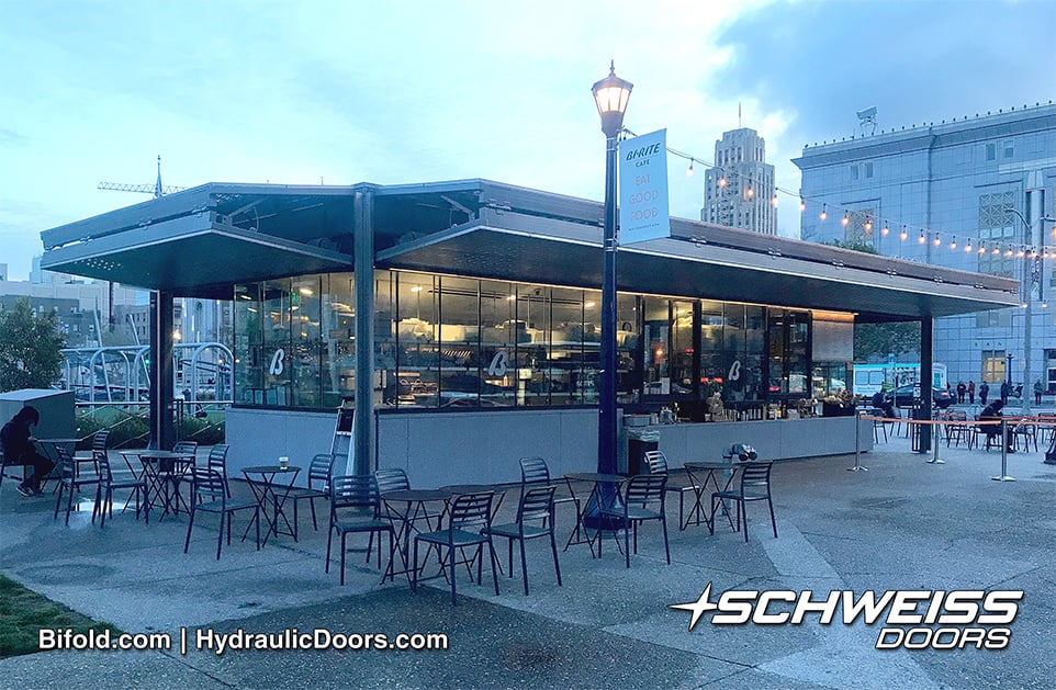 Schweiss Bifold Cafe Doors in San Francisco