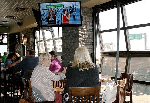 Blarney Stone Irish Pub ordered Schweiss doors with photo sensors and top drive motors