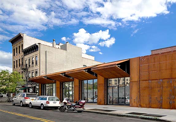New York Bifold Storefront Doors add security