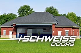 Schweiss specs were used to maximize clearance for this airpark door