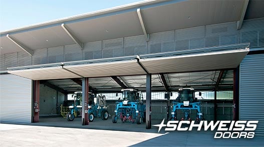 Schweiss Designer Doors house winery equipment in California