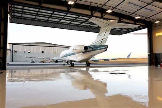 Interior view of Lanz Hangar