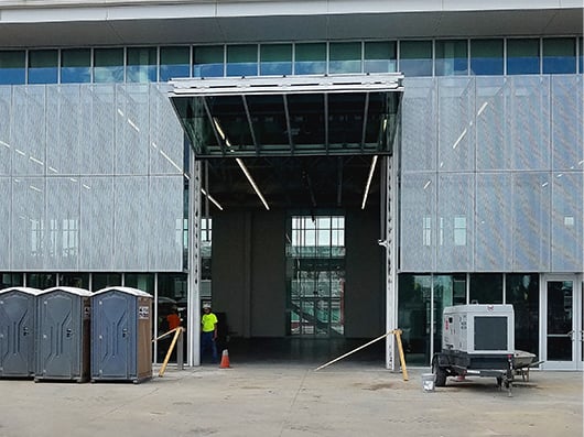 Schweiss Designer Doors at Community College in Omaha