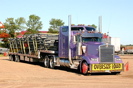 Truck load of doors going to be installed in Florida