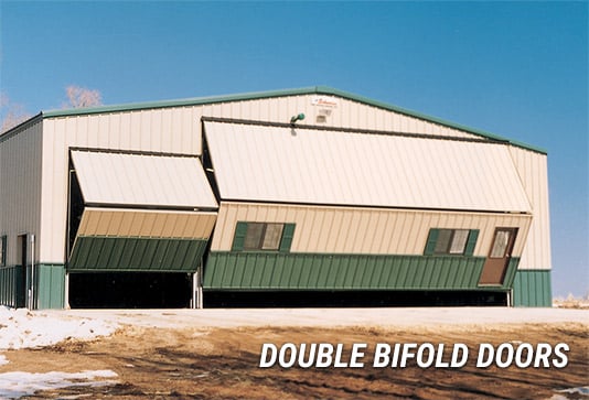 Double bifold aviation Doors