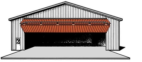 External Truss Door from Schweiss