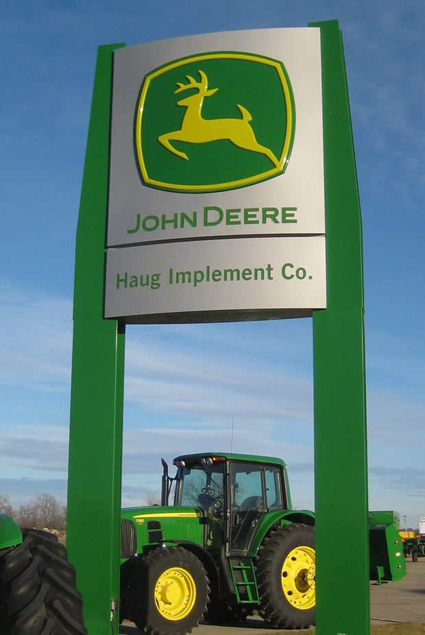 Haug Implement Sign