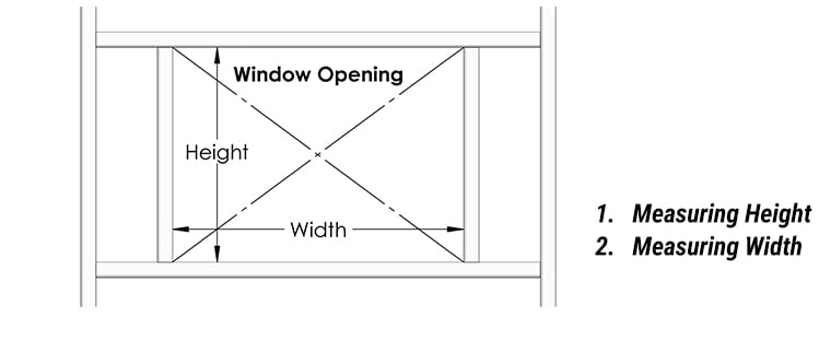 Measure Windows for Hydraulic T-Hangar Doors 