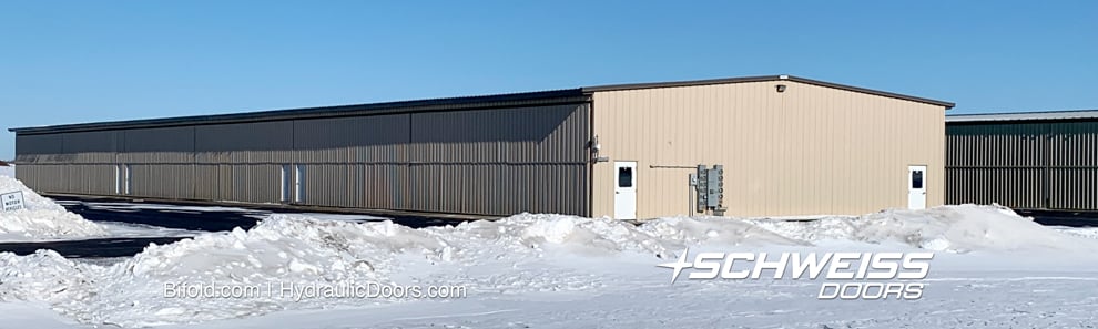 City upgrades to avoid cable maintainenance problems on other brand's hangar doors