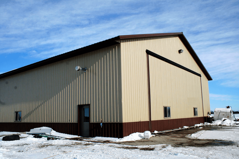 Storage Building with Schweiss Hydraulic Doors 